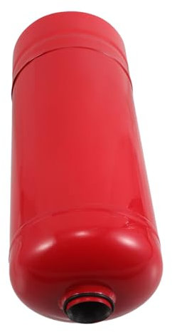 Gatuida 3kg Estintore Portatile Vuoto in Acciaio Resistente Per Auto Estintore Ricaricabile Per Sicurezza Antincendio