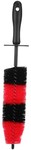 STOBAZA Brosse De Nettoyage pour Roues De Voiture Petite Taille Manche Long Tête Flexible Brosse à Pneus Nettoyage Automobile Entretien Voiture