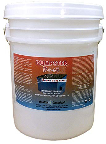 Dumpster Dust/Super absorbent moisture scented deodorizer / 40lb pail/Bubble Gum