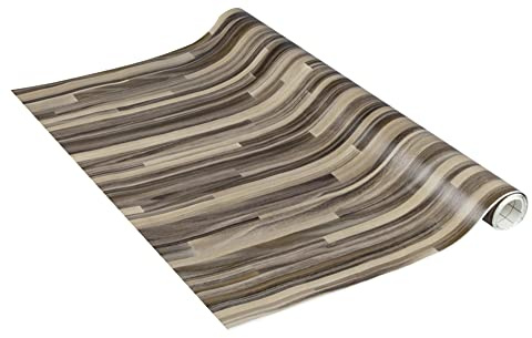 Venilia Självhäftande Film Parkett Brun Träoptik - Dekorativ Möbelfilm, Tapet, PVC Utan Ftalater, 90 cm x 2,1 m, 53406