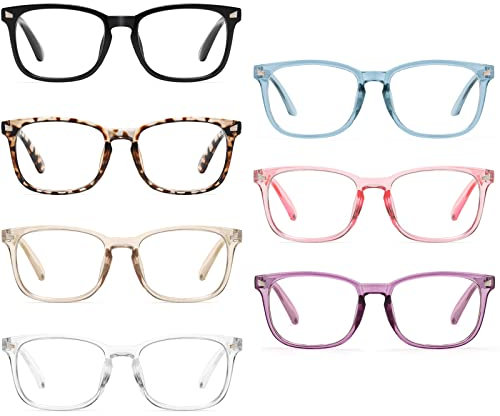 CCVOO Gafas de lectura para mujeres/hombres, anteojos, lectores de luz azul para mujeres/hombres, anteojos de computadora para tramposos