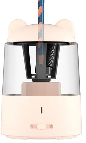 Sacapuntas eléctrico, sacapuntas automático,Afilador alimentado por batería - Sacapuntas de color de apagado automático, sacapuntas recargable para profesor, 3 modos para lápiz de 6