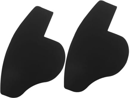 VICASKY 2 pezzi per attaccatura dei capelli, per modellare la barba, strumento per la della barba, per modellare l'attaccatura dei capelli, in PVC, nero