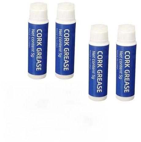 ASQzhuLIWing 4 Stück Saxophon-Korkpaste, Zubehör zur Schmierung und Pflege von Holzblasinstrumenten, geeignet für Klarinetten, Oboen, Fagottkorken und Saxophonhälse