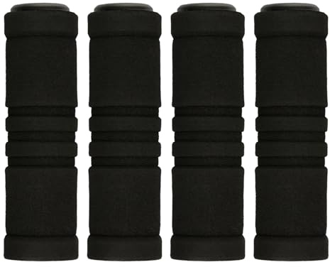 Hopzab 4 Pcs Foam Sponge Bike Handlebar Grips, Soft Nonslip Handlebar Covers, Comfortable Bicycle Hand Grips, Bike Handle Bar Accessories for Cycling, Mountain Bikes, and More