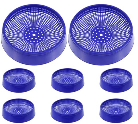 Gatuida Ciotole per Nidi di Piccioni in Plastica 8 Pezzi Base Antiscivolo Accessori per Allevamento e Schiusa Adatte a Diverse Razze e Uccelli Piccoli