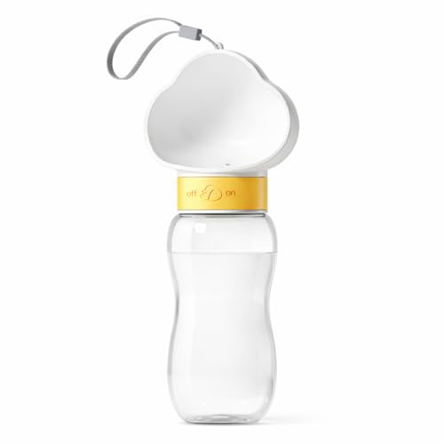 Dogolio I Bouteille pour Chien 600 ML I Gourde Portable Anti-Fuite pour Promenade et Voyage