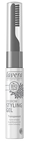 lavera Style und Care Eyebrow Gel ∙ Farbe transparent ∙ Augenbrauen & Wimpern Gel ∙ Natural & innovative Make up ✔ Bio Pflanzenwirkstoffe ✔ Naturkosmetik ✔ Augen Kosmetik 1er Pack 1x 9 ml