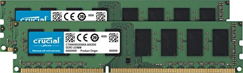Crucial CT2K51264BD160B 8GB (4GBx2) Speicher Kit (DDR3L, 1600 MT/s, PC3L-12800, DIMM, 240-Pin)