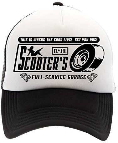 Scooters Full Service Garage Keps Baseboll Unisex Herr Damer Vuxen Justerbar Cap Baseball Men's Women's Adult Adjustable