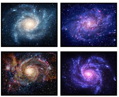Insire Galaxy Poster, Astronomy Posters for Walls, Galaxies Poster, Universe Poster, Nebula Room Decor, Poster of Universe, Space Posters for Boys Room, Galaxy Wall Poster - Unframed (8x10”)