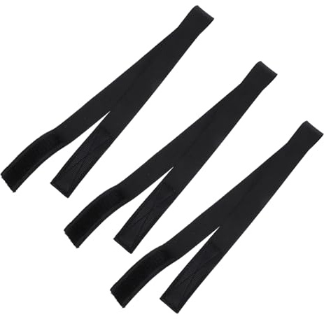 POPETPOP 3st Justerbara Elastiska Hårband För Peruker Vattentåliga Fixeringsband För Hår Skidfria Och För Naturlig Look