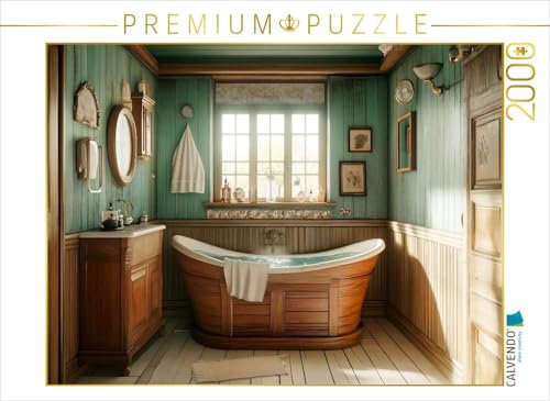CALVENDO Puzzle EIN Motiv aus dem Kalender Wohnträume aus Holz | 2000 Teile Lege-Größe 90 x 67 cm Foto-Puzzle für glückliche Stunden