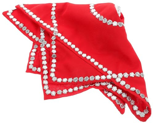 Handkerchief for Red Cloth Octagonal Performance Dance and Chinese New Year | Lightweight Portable Cloth, Vivid Eight Sided Shape, Suitable for Children and Adults, Traditional Routine Use