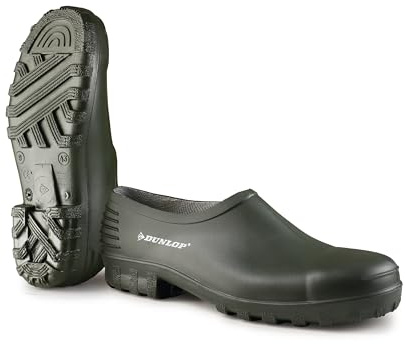 Dunlop Wellie Gardening Shoe, Clog, Goloshes, Waterproof. Unisex, Green, 12 UK/EU 47