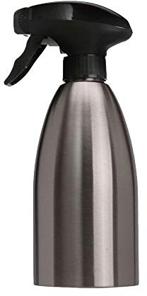 Gteller - Bottiglia spray per olio d'oliva, in acciaio INOX, dispenser di olio, nebulizzatore per barbecue, 500ml