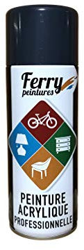 Bombe de peinture Bleu Gris