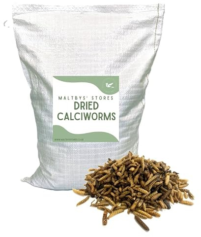 Maltbys' Stores 200g Dried Calciworms [MCW] | Premium Wild Bird Food - High Calcium Alternative to Mealworms