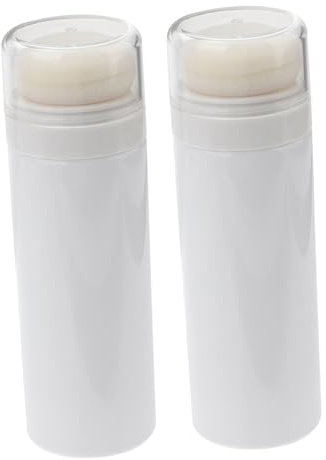 OSALADI 2 PCS Babyding Body Powder Powder Bouteilles Portables Rechargeables Travels Loose Conteners avec Bouffée Face Box Boîte Boîte pour Enfants Adulte