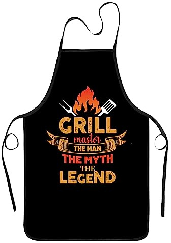 zukmvuh Grilling Aprons for Men Funny, BBQ Apron for Men, Grill Master Apron for Mens, Best Mens Gifts for Birthday Christmas
