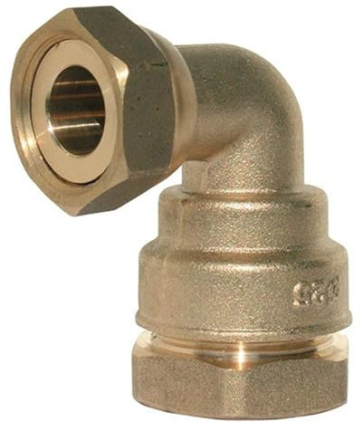 Raccord coude écrou pour Tube PE Serrage Intérieur (25 X 3/4)