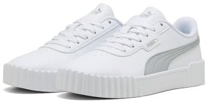 PUMA Carina 3.0 Aqua Metallics, Weiblich Sneaker, PUMA White-PUMA Silver,