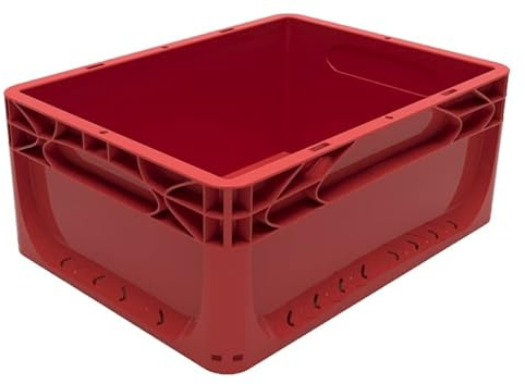 Red Euronorm Stacking Container - 15 Litre - 400 x 300 x 170mm