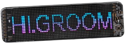 AsrMyjcx Carte d'affichage LED de voiture Contrôle d'application Professionnel programmable, panneau LED flexible en panneau de bricolage pour la voiture des