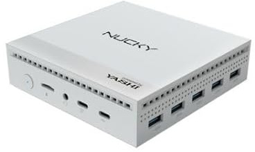 Yashi PC BAREBONE NUC NUCKY-2 INTEL QUAD CORE N100 RAM 8GB SSD 256GB WINDOWS 11 PRO BIANCO NY290