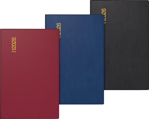 rido/idé Taschenkalender Mod. partner/Industrie I 2026 | A7, Kunststoff, sortiert
