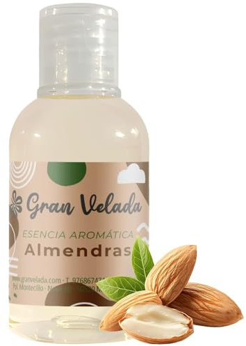 Esencia Aromática de Almendras Amargas | Fragancia Concentrada con Toques Tostados y Amaderados para Jabones, Velas, Cosméticos DIY