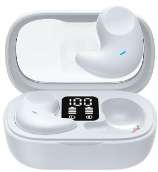 Bluetooth Earbuds,Wireless Sleep Ear Buds,Invisible Noise Cancelling Headphones,Bluetooth 5.4 Sleeping Headset for Side Sleepers Small Ears Canal,Discreet in-Ear Tiny Earphones,for Samsung/Android