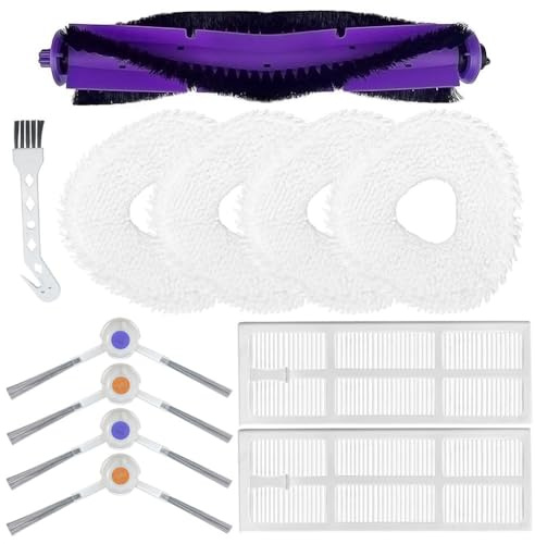 FUANA Chiffons d'essuyage réutilisables et lavables pour aspirateur robot Narwhal