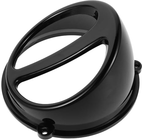 Hiakdoft Copertura Ventola Scooter Presa D'Aria Cofano Moto Nero Resistente Antipolvere Con Riduzione Rumore Per Modifica E Protezione Motore