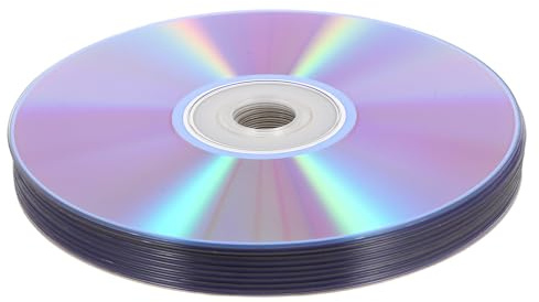 NESTINGHO Discos CD-RW vírgenes 10 Unidades plástico Soporte para grabación y Almacenamiento Digital en conferencias telefónicas