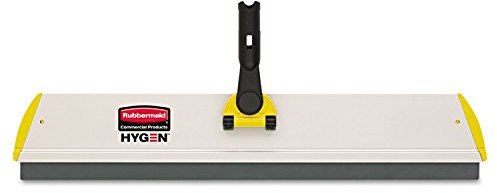 Rubbermaid Commercial Products Commercial Products FGQ57000YL00 Balais Raclette à Frange à 1 Face Quick Connect Hygen 61,21 cm, Jaune
