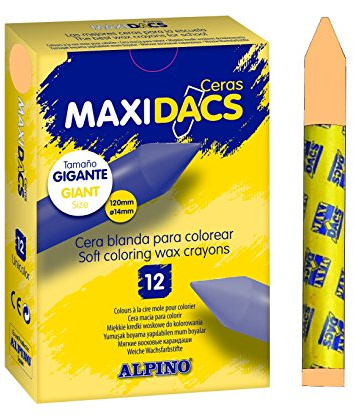 Wachsmalstifte Maxidacs. Box X 12 Hautfarben