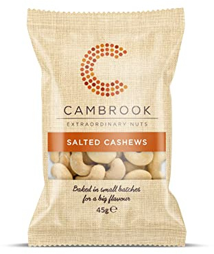 Cambrook - Baked & Salted Cashews, 45g Bag