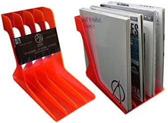 Struttura porta vinili Audio Anatomy - arancione trasparente