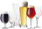 Krosno Bier-Gläser Bierkenner Set | 2x Bier-Tulpen 420ml | 2x Weizenbiergläser 500 ml | 2x Dunkle Biergläser 500 ml | Brewery Kollektion | Perfekt für Zuhause und Partys | Spülmaschinenfest
