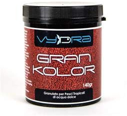 Vydra Gran KOLOR 250ml 140g Granulato 1-1,5mm Cibo MANGIME Pesci Acquario Tropicale Dolce