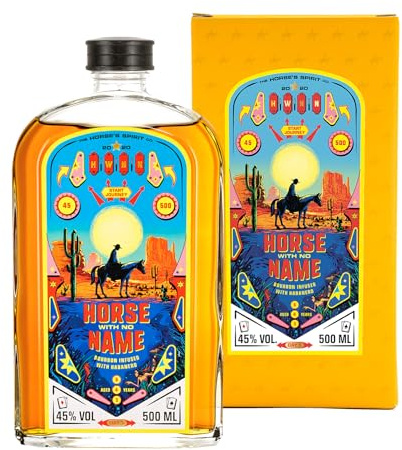 Horse With No Name – Bourbon Whiskey mit Habanero – Amerikanischer Whiskey aus Texas mit Noten von Eiche, Vanille und Kokosnuss – 1 x 0,5 l