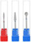 YuxianLB Lot De 3 Forets À Ongles Diamantés En Forme De Boule Pour Cuticules Kit De Préparation Des Ongles Tout-En-Un Pour Manucure Et Nettoyage Des Peaux Mortes