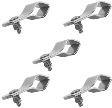 5er Set Zeltrohrschelle 22-25 mm für Zeltstangen Markisengestänge Camping Rohrklemme Rohrschelle