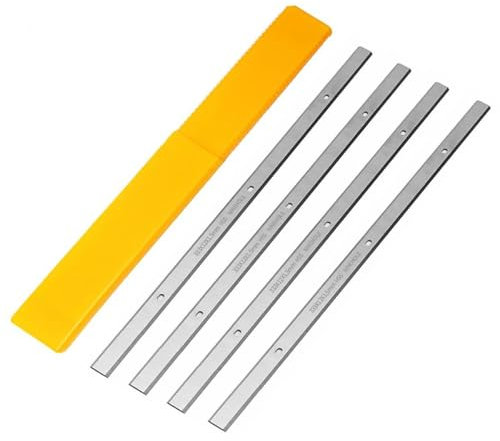 Ninehole 4 Piezas HSS Cuchilla de cepilladora 333mm Para Metabo DH 330/316, 333mm Cuchillas Cepilladoras Para Maquinaria De Carpintería, 333 x 12 x 1.5mm