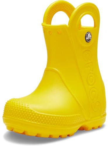 Crocs Handle It Rain Boot T, Botas de lluvia Unisex niños, Amarillo, 19/20 EU