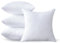 OTPIPCS 4er Set Kissenfüllung 55x55 cm Hochwertige Innenkissen für Sofakissen Dekokissen Kopfkissen und Zierkissen Atmungsaktive Füllung für Sofa Couch und Wohnzimmer, weiße