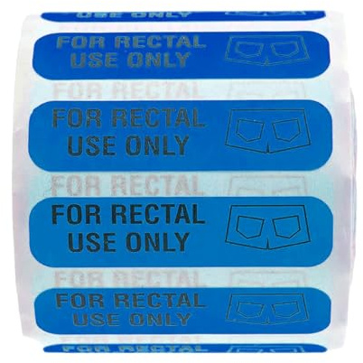 Use Only Stickers Permanent - Roll Of Rectal StickerSs Permanent | Labels Fluorescent Paper For Rectal Use Only Funny Gag Stickers For Adults Waterproof
