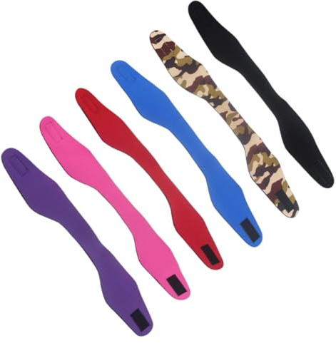 GALPADA Diademas de Natación Impermeables de Neopreno para Mujeres y Adultos, Elásticas y Protectoras de Oídos, 6 Piezas para Deportes Acuáticos y Ducha