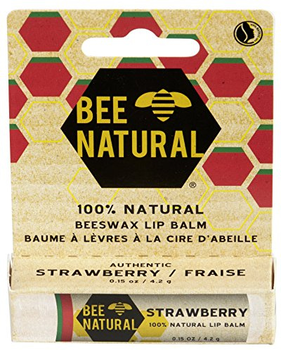 Bee Natural Lippenbalsam - Strawberry 12er Pack